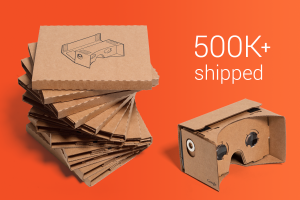Al meer dan 500.000 kartonnen 3d-brillen verscheept wereldwijd